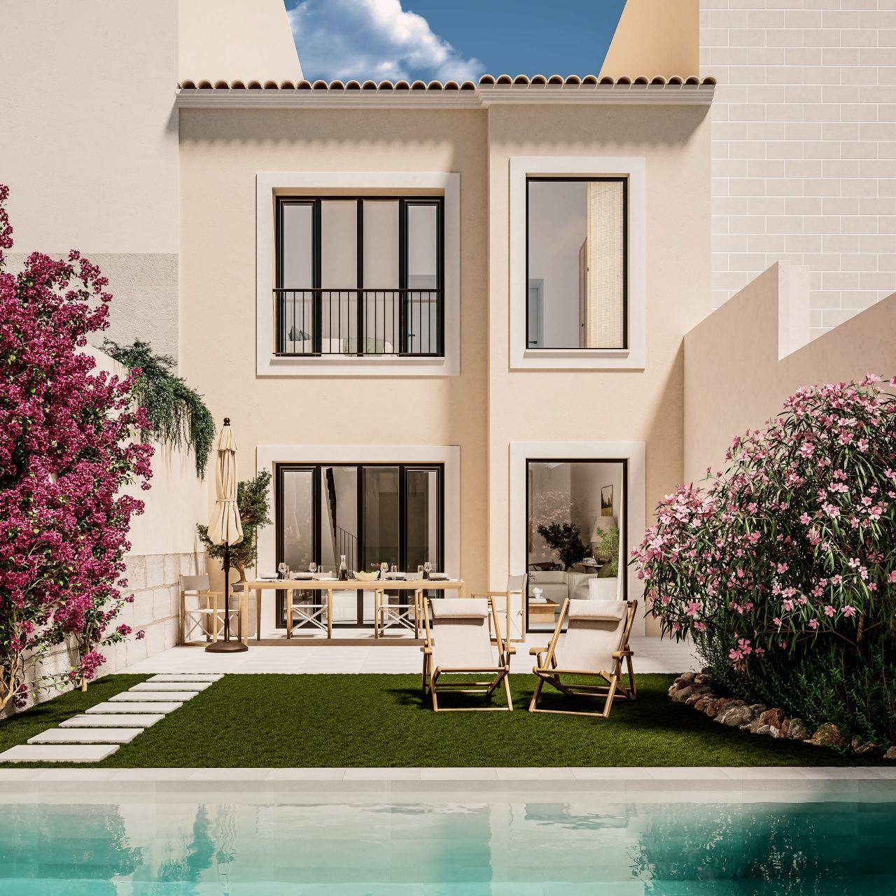 Townhouse with building permit - 1